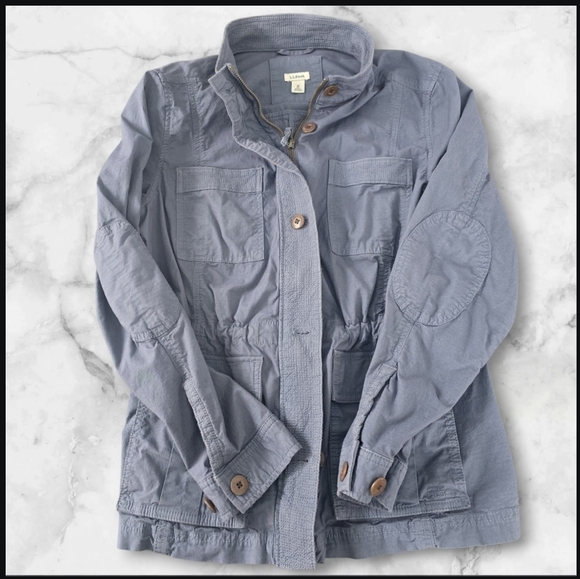 L.L. Bean Jackets & Blazers - L.L. Bean Women's Light Blue Utility Jacket